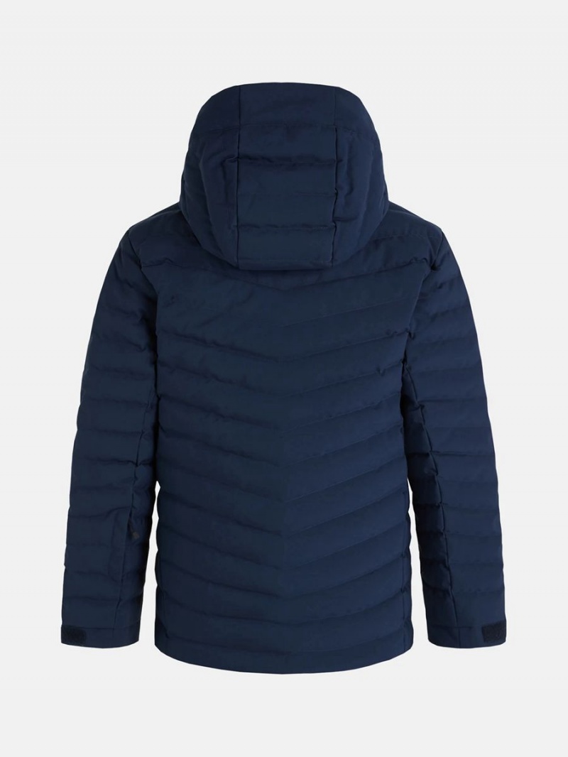 Peak Performance Frost Ski Men's Down Jacket Navy | URA09-808