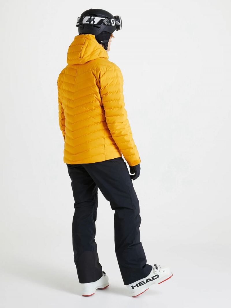 Peak Performance Frost Ski Men's Down Jacket Yellow | AND46-840