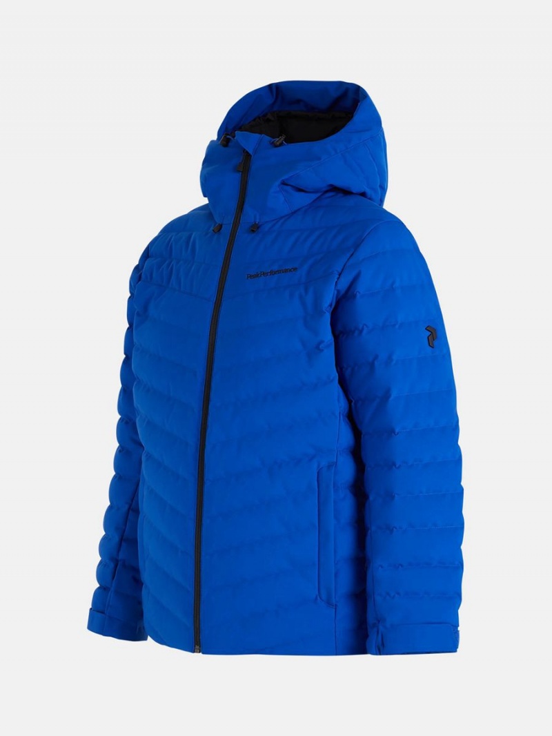 Peak Performance Frost Ski Men's Down Jacket Blue | JYI95-347