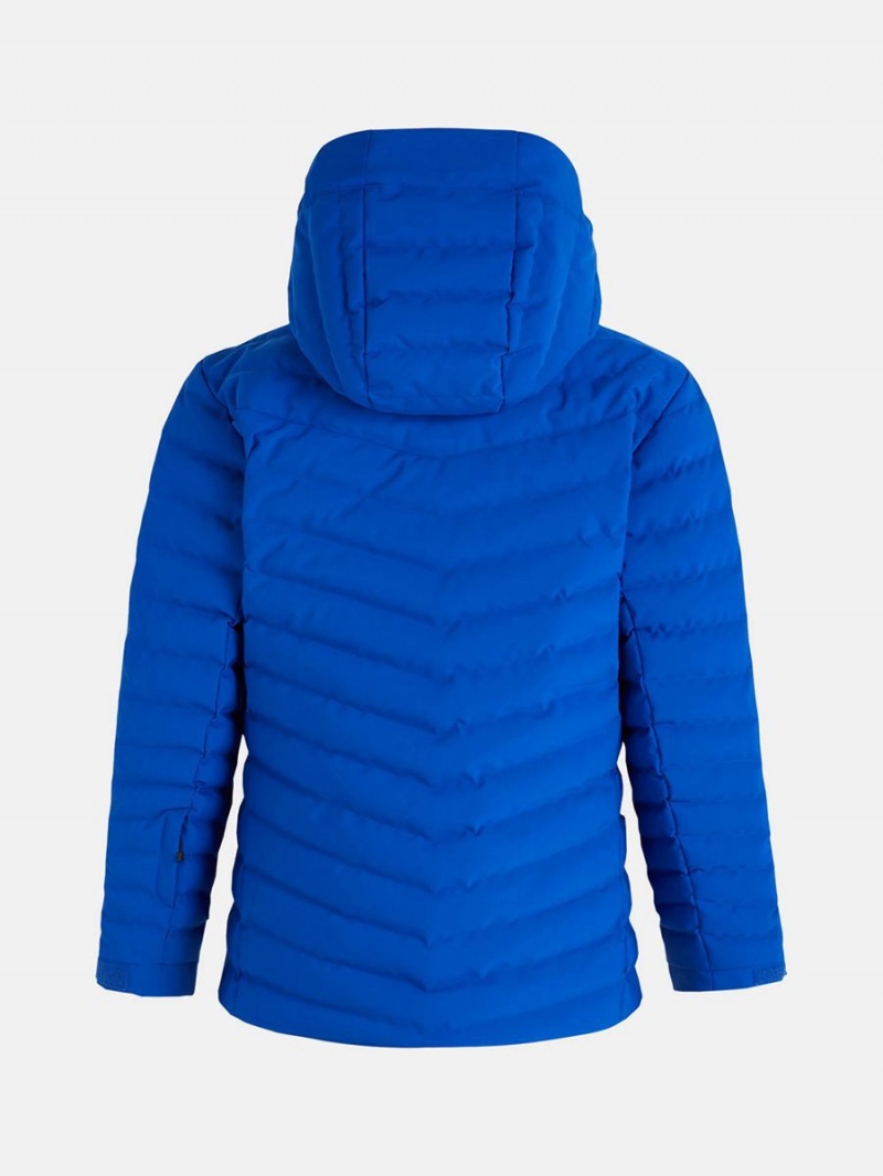 Peak Performance Frost Ski Men's Down Jacket Blue | JYI95-347