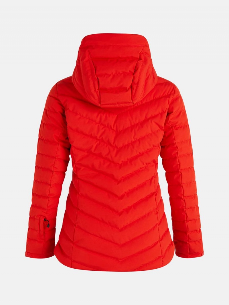 Peak Performance Frost Ski Women's Down Jacket Red | GYZ74-164