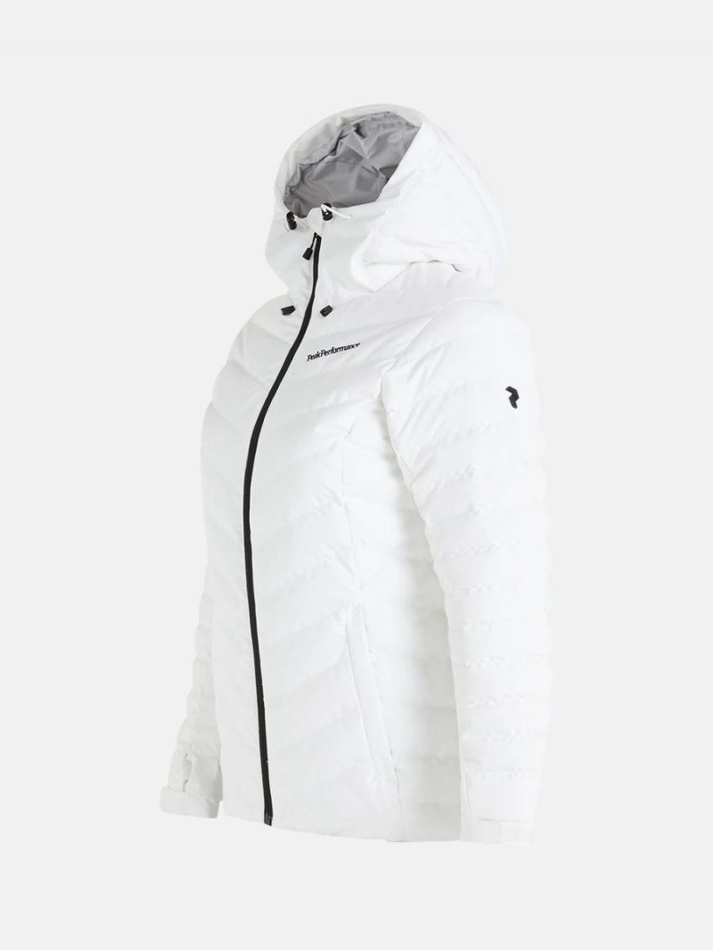 Peak Performance Frost Ski Women's Down Jacket White | XGB32-474