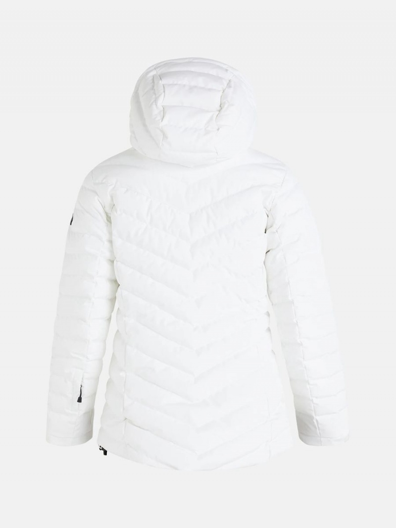 Peak Performance Frost Ski Women's Down Jacket White | XGB32-474