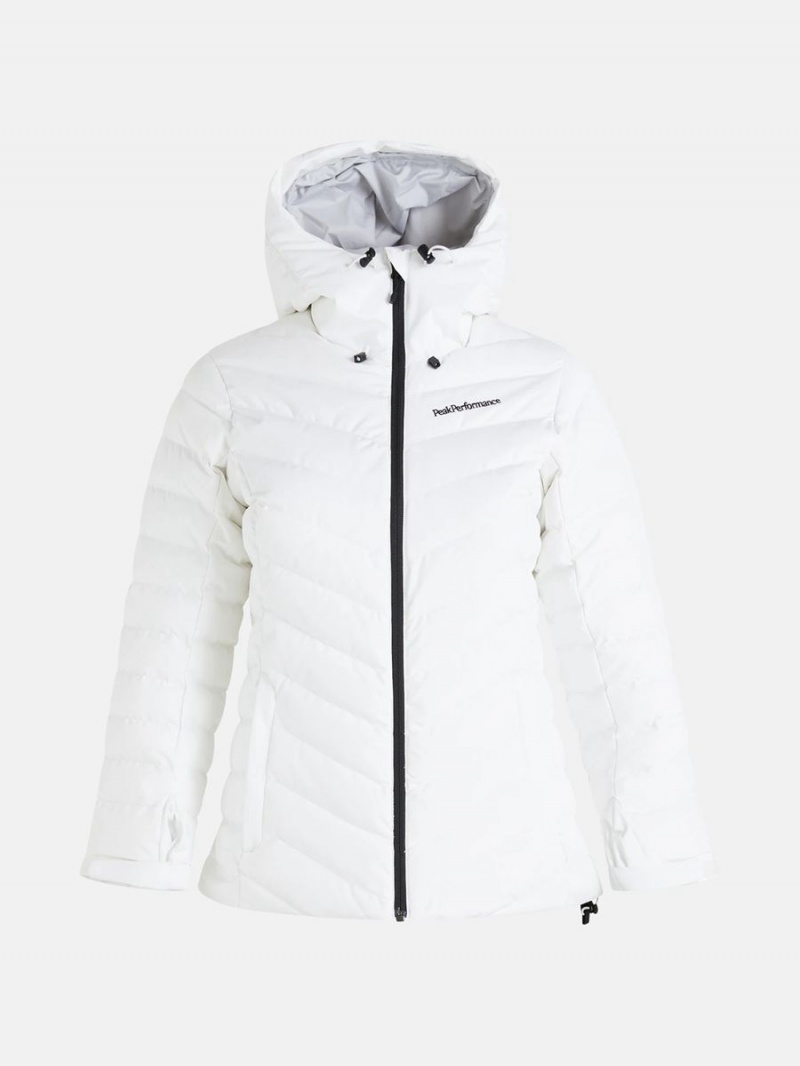 Peak Performance Frost Ski Women\'s Down Jacket White | XGB32-474