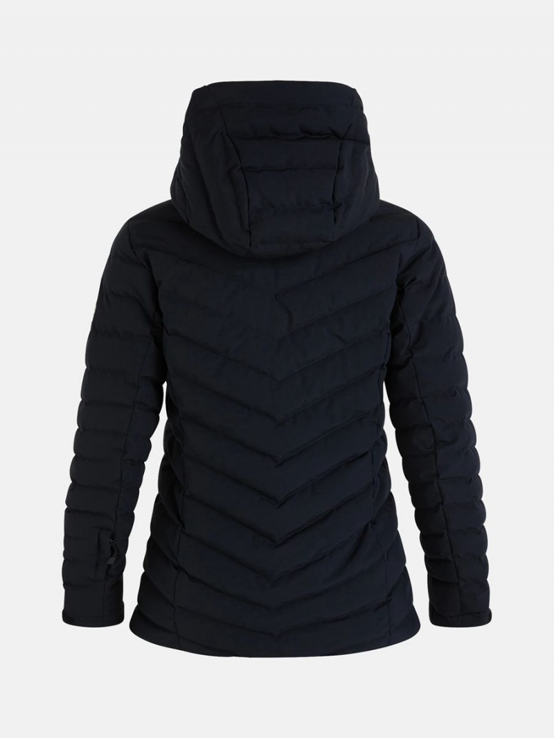 Peak Performance Frost Ski Women's Down Jacket Black | BQL63-920