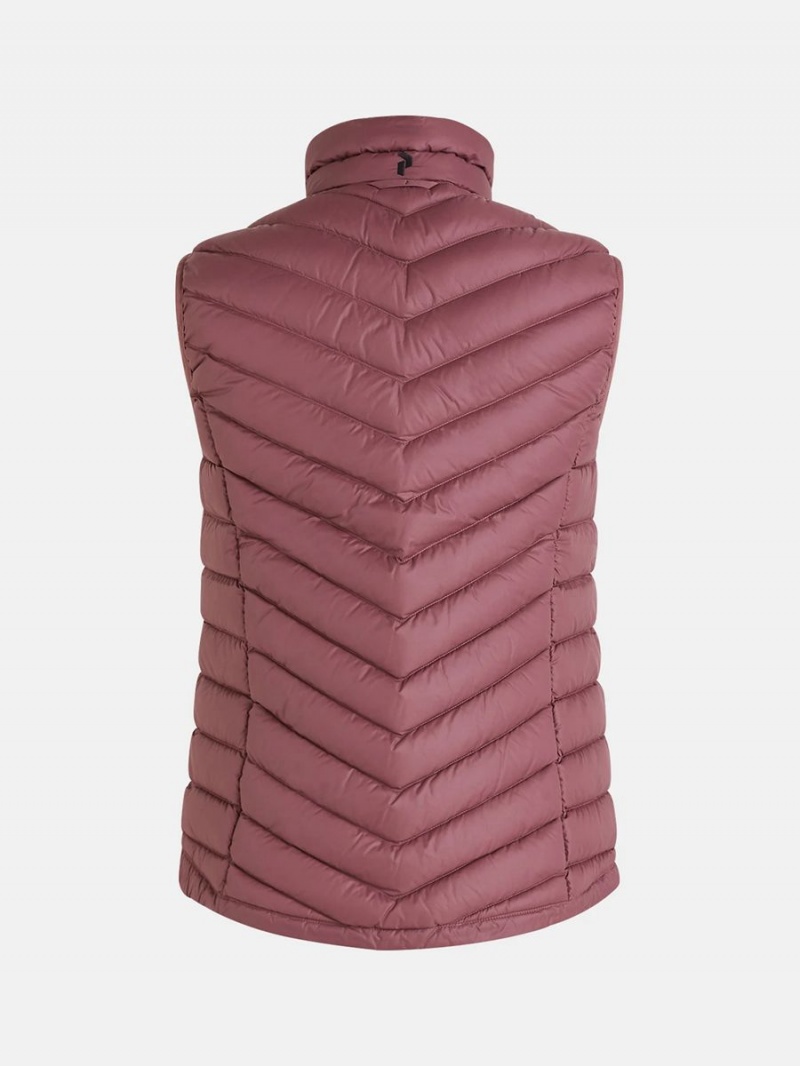 Peak Performance Frost Women's Down Vest Pink | SXV43-599