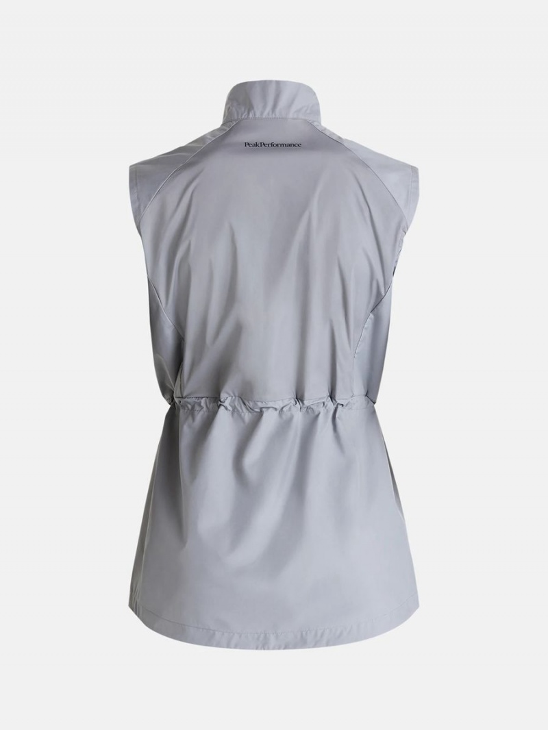 Peak Performance Golf Women's Wind Vest Grey | KEW11-039