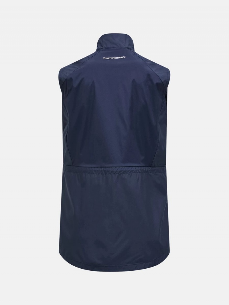 Peak Performance Golf Women's Wind Vest Navy | UPV06-860