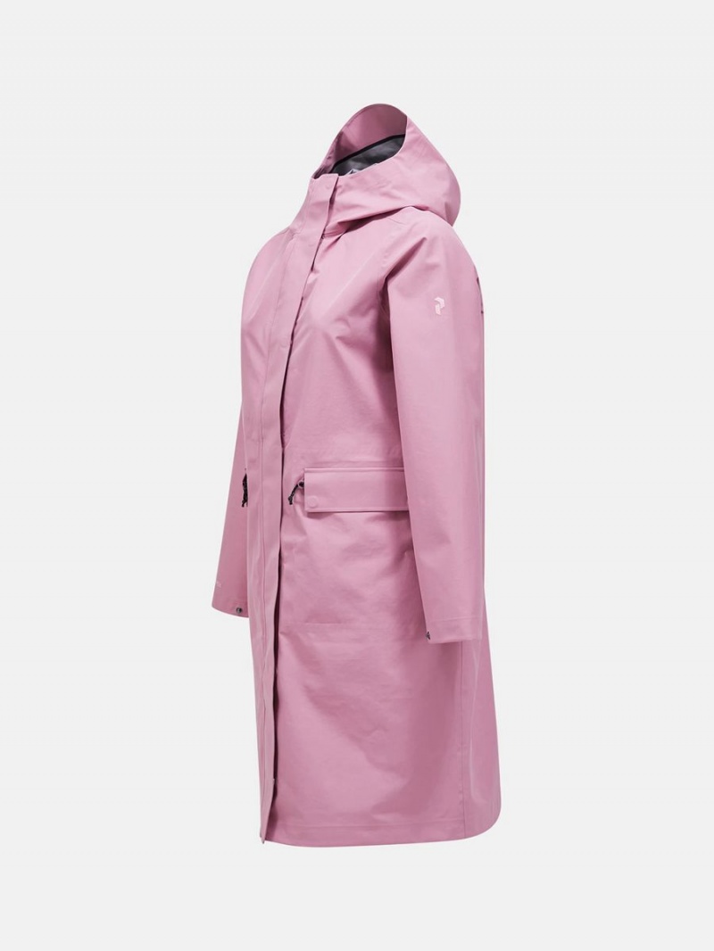 Peak Performance Gore-Tex 3L Parka Women's Coat Pink | HWE73-884