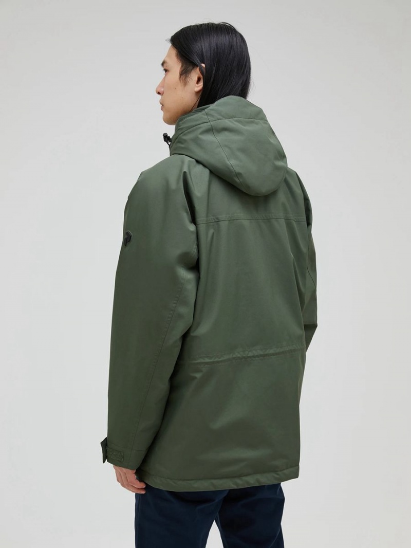 Peak Performance Gore-Tex Insulated 2L Parka Men's Jacket Green | NHV97-944