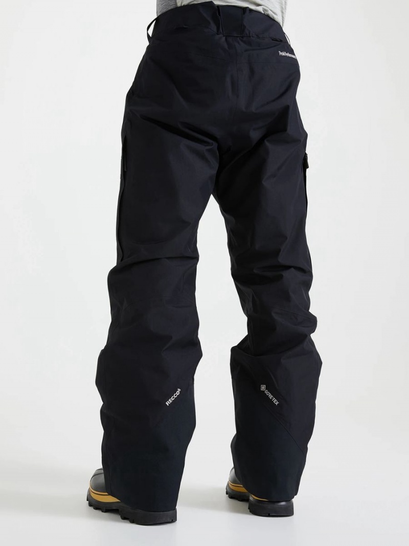 Peak Performance Gravity Gore-Tex 2L Men's Ski Pants Black | ZXB21-216