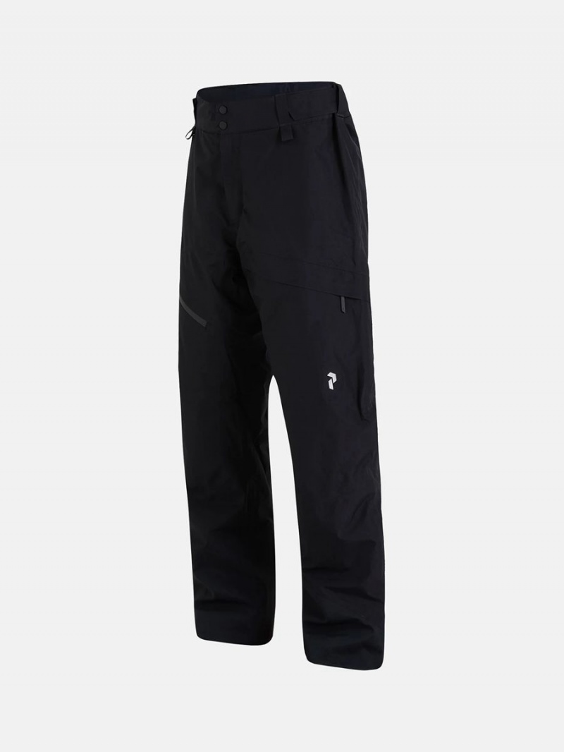 Peak Performance Gravity Gore-Tex 2L Men's Ski Pants Black | ZXB21-216