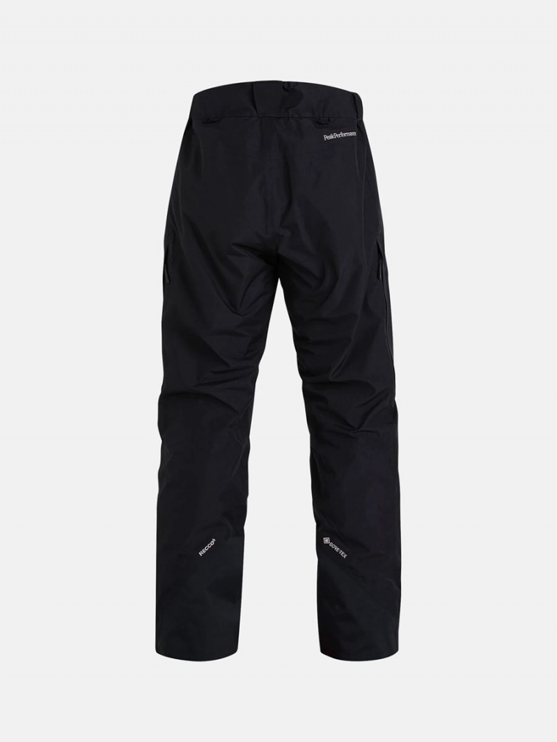 Peak Performance Gravity Gore-Tex 2L Men's Ski Pants Black | ZXB21-216