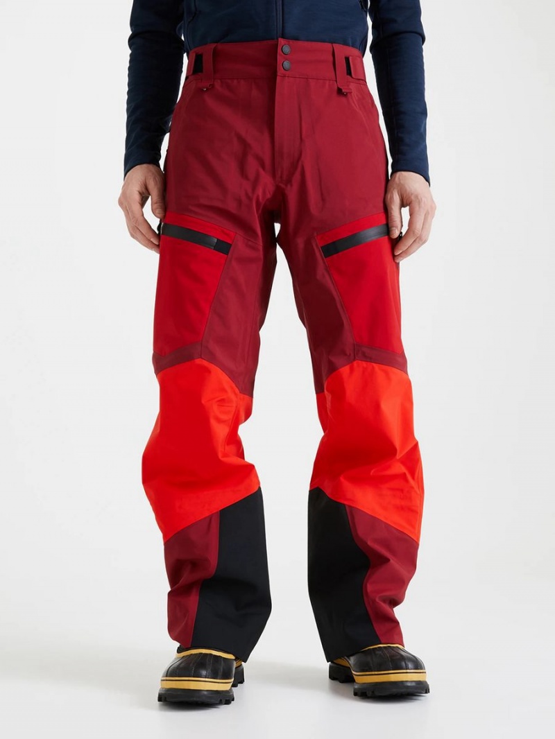 Peak Performance Gravity Gore-Tex 3L Men's Ski Pants Red / Red | LNX90-820