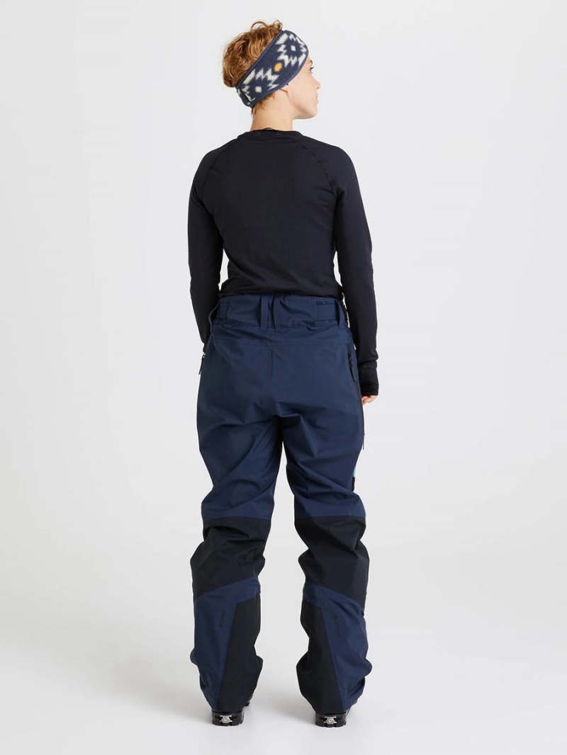 Peak Performance Gravity Gore-Tex 3L Women's Ski Pants Navy / Blue / Black | YCS63-659