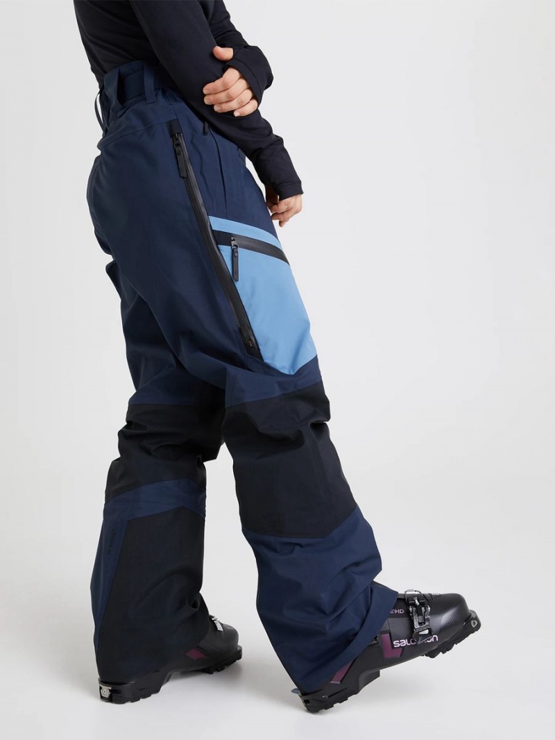 Peak Performance Gravity Gore-Tex 3L Women's Ski Pants Navy / Blue / Black | YCS63-659