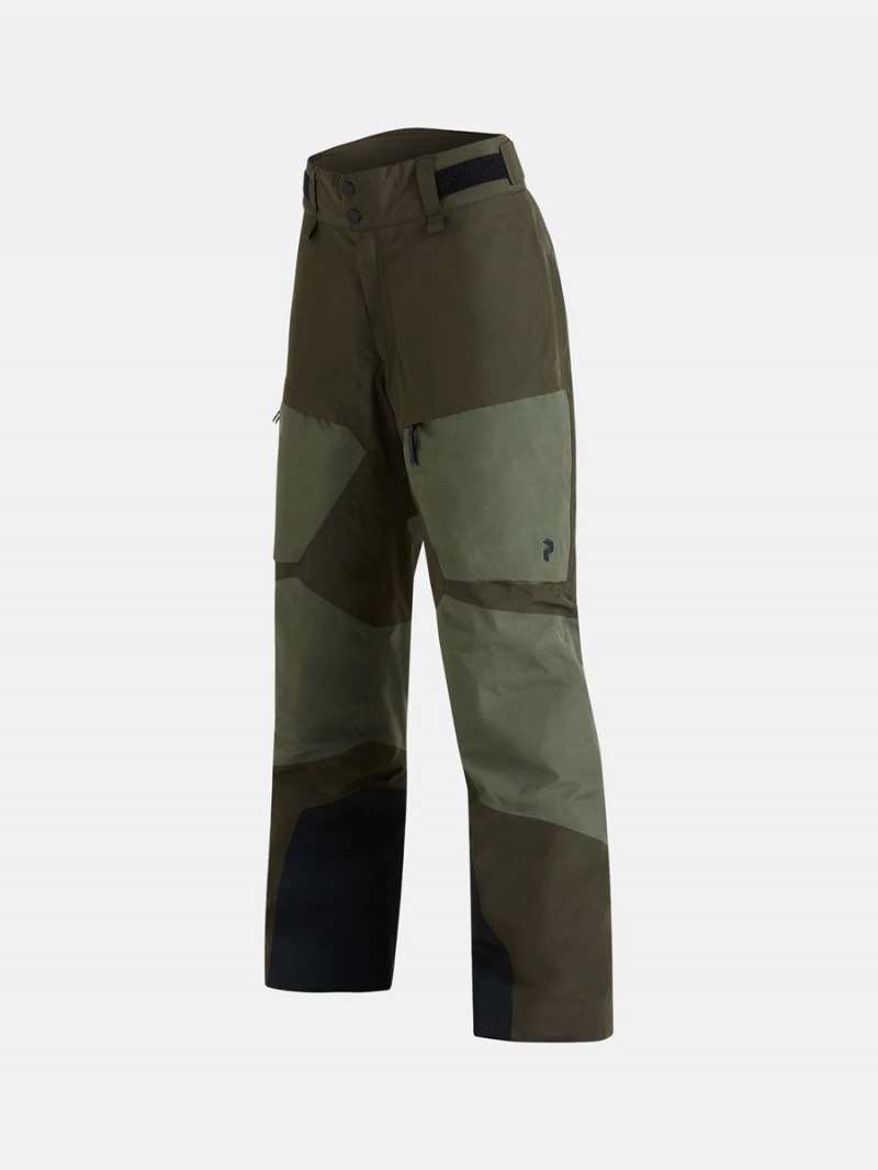 Peak Performance Gravity Insulated 2L Gore-Tex Women's Ski Pants Green / Green | ARD94-160