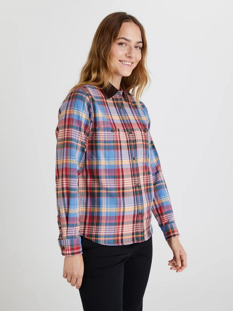 Peak Performance Heavy Cotton Women's Shirt Multicolor | NDE94-595