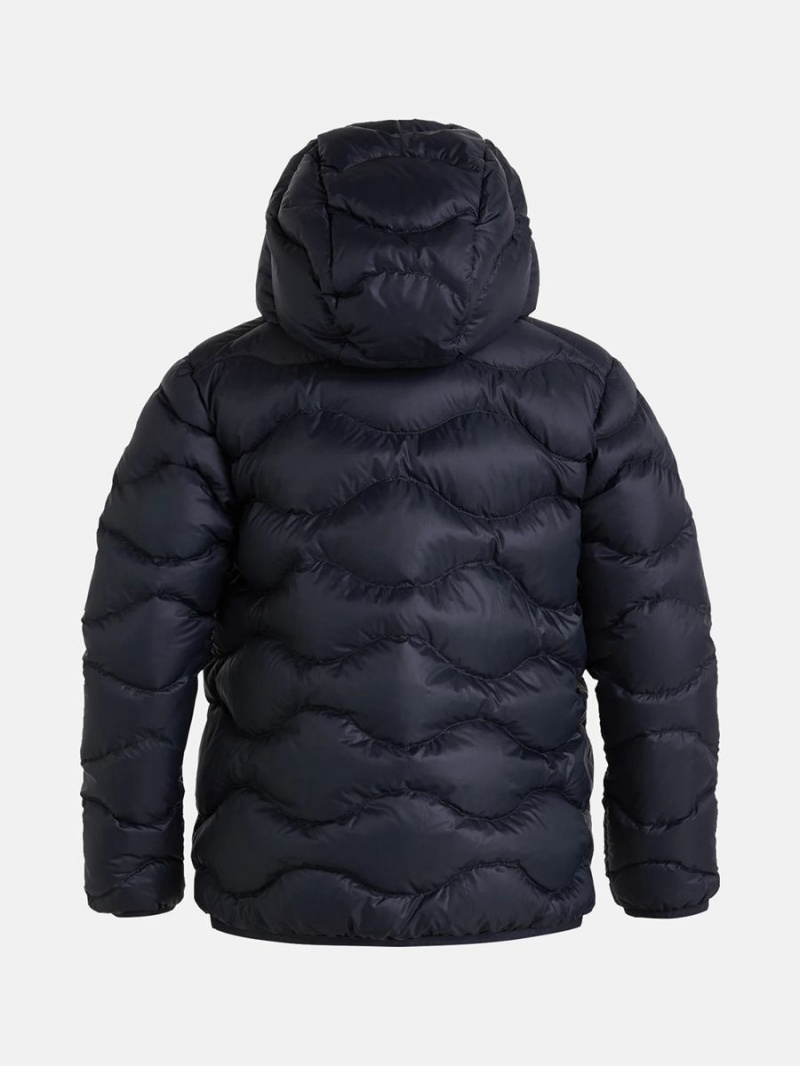 Peak Performance Helium Hood Kids' Down Jacket Black | SXP18-031