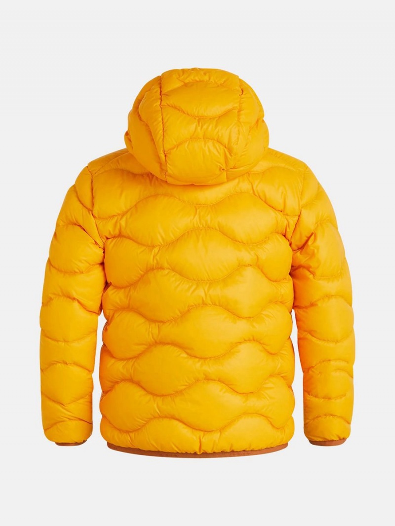 Peak Performance Helium Hood Kids' Down Jacket Yellow | YYY93-498