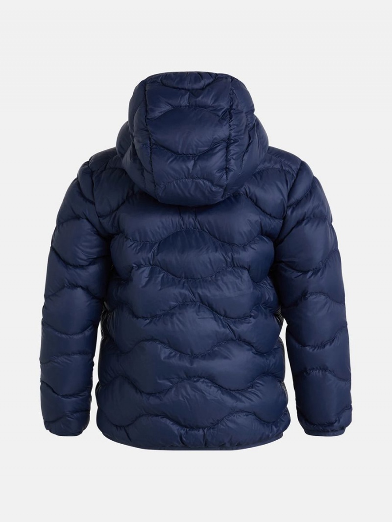 Peak Performance Helium Hood Kids' Down Jacket Navy | YYU72-021