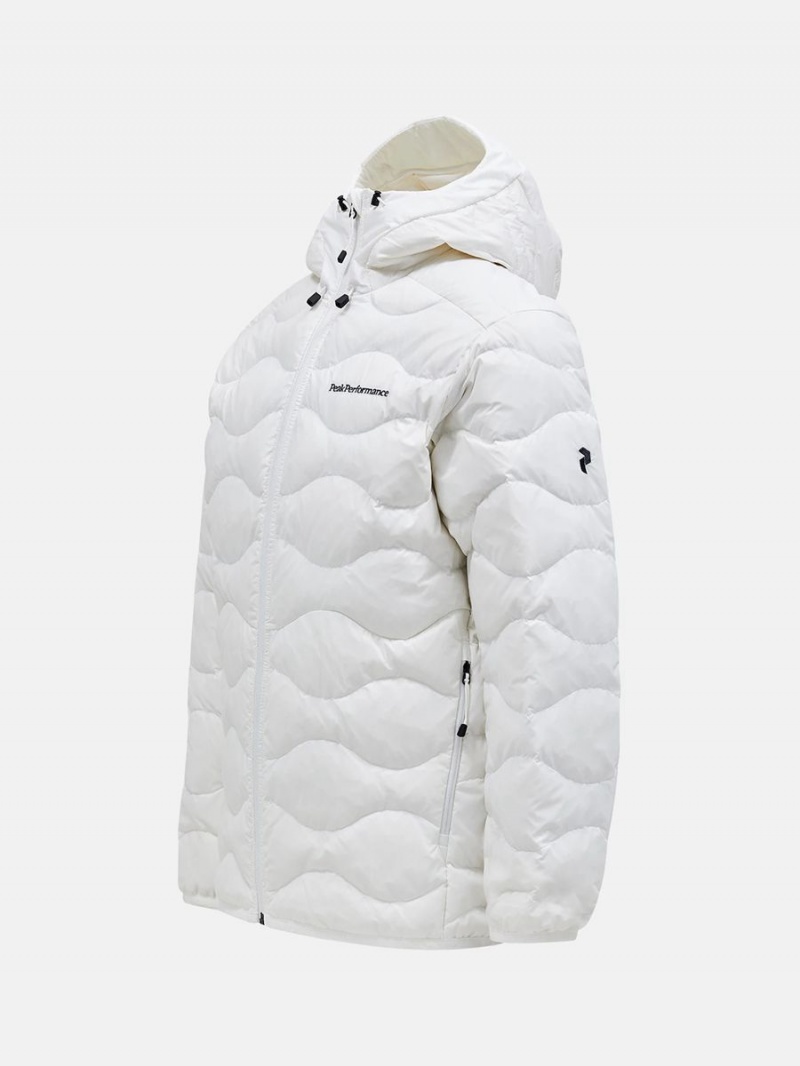 Peak Performance Helium Hood Men's Down Jacket White | TAD88-732