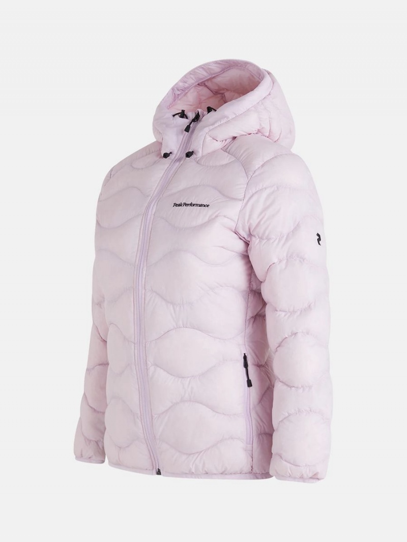 Peak Performance Helium Hood Women's Down Jacket Pink | CAT94-568