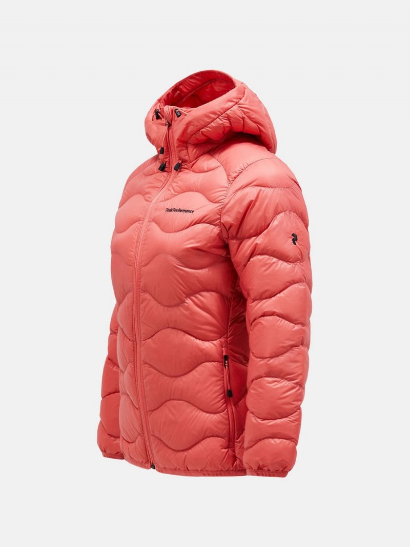 Peak Performance Helium Hood Women's Down Jacket Pink | ZZZ83-936