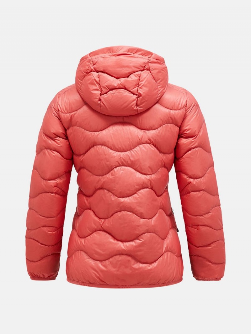 Peak Performance Helium Hood Women's Down Jacket Pink | ZZZ83-936