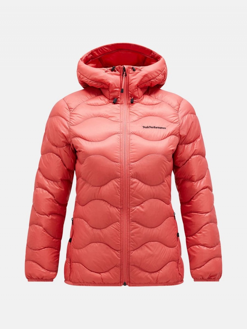 Peak Performance Helium Hood Women\'s Down Jacket Pink | ZZZ83-936