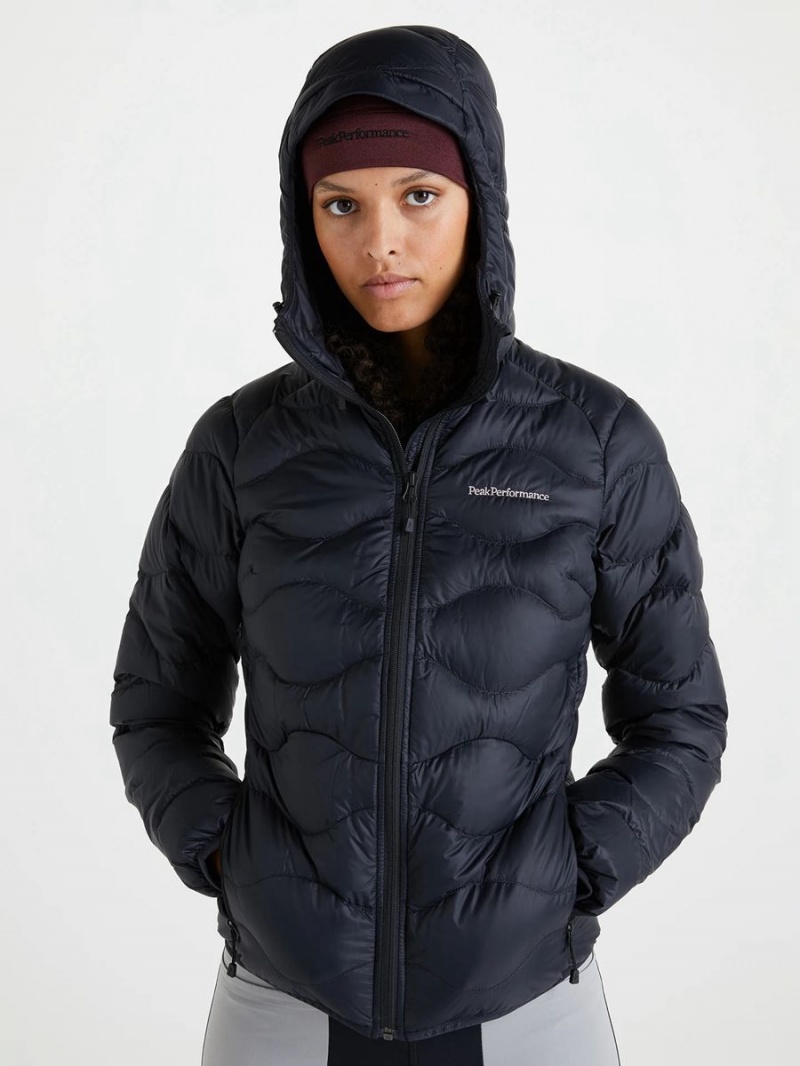 Peak Performance Helium Hood Women's Down Jacket Black | DNQ21-693