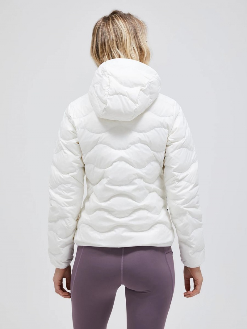 Peak Performance Helium Hood Women's Down Jacket White | VXI76-076