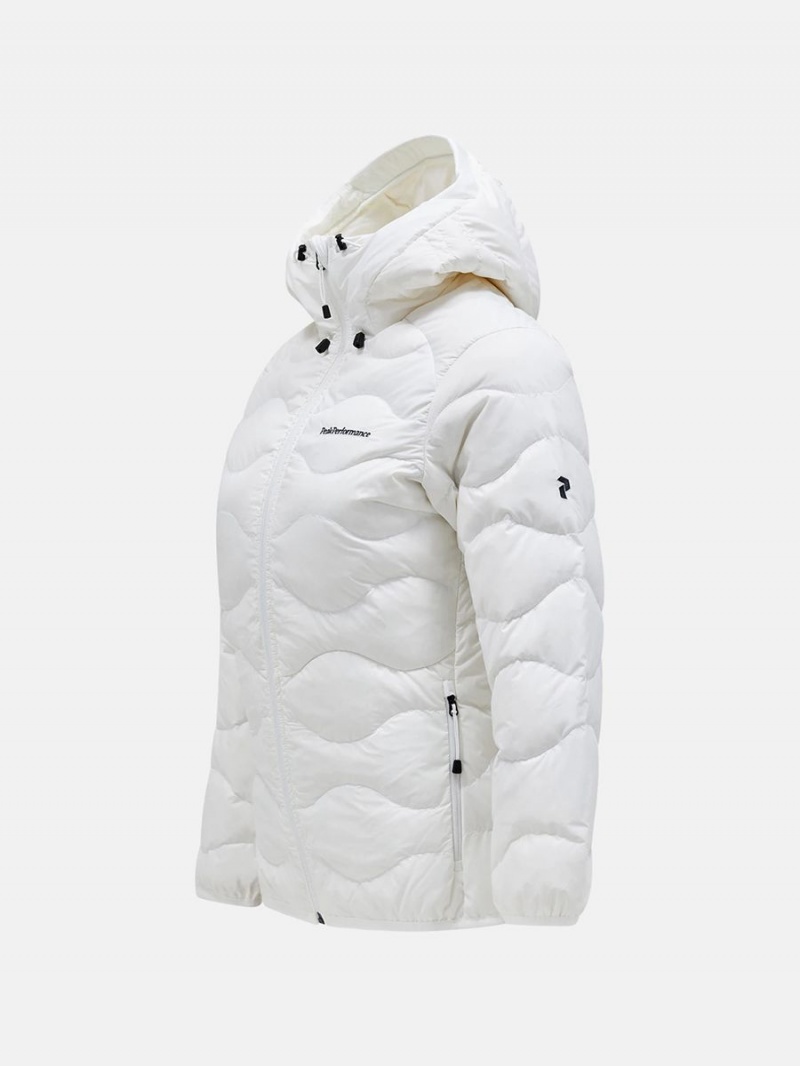 Peak Performance Helium Hood Women's Down Jacket White | VXI76-076