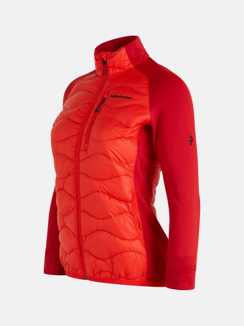 Peak Performance Helium Hybrid Women's Down Jacket Red / Red | XLW58-260