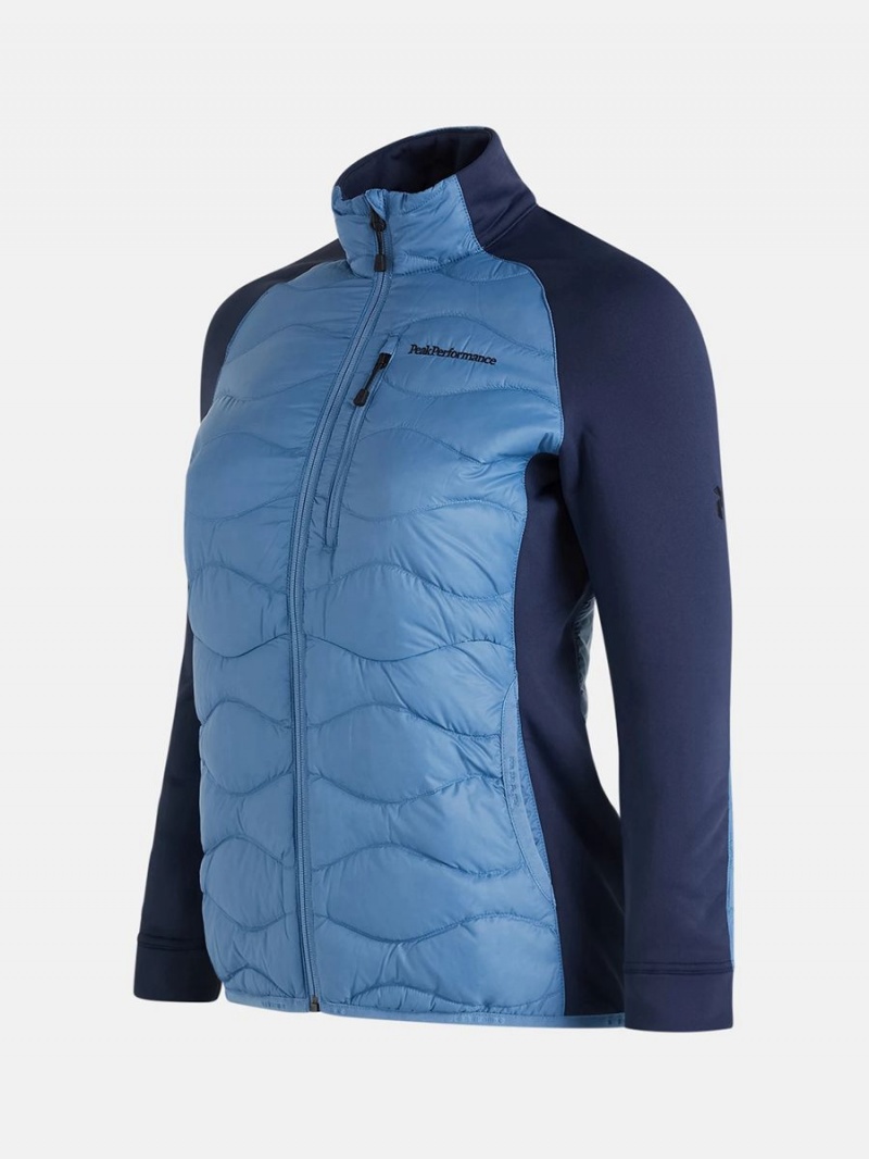 Peak Performance Helium Hybrid Women's Down Jacket Blue / Navy | FPT30-864