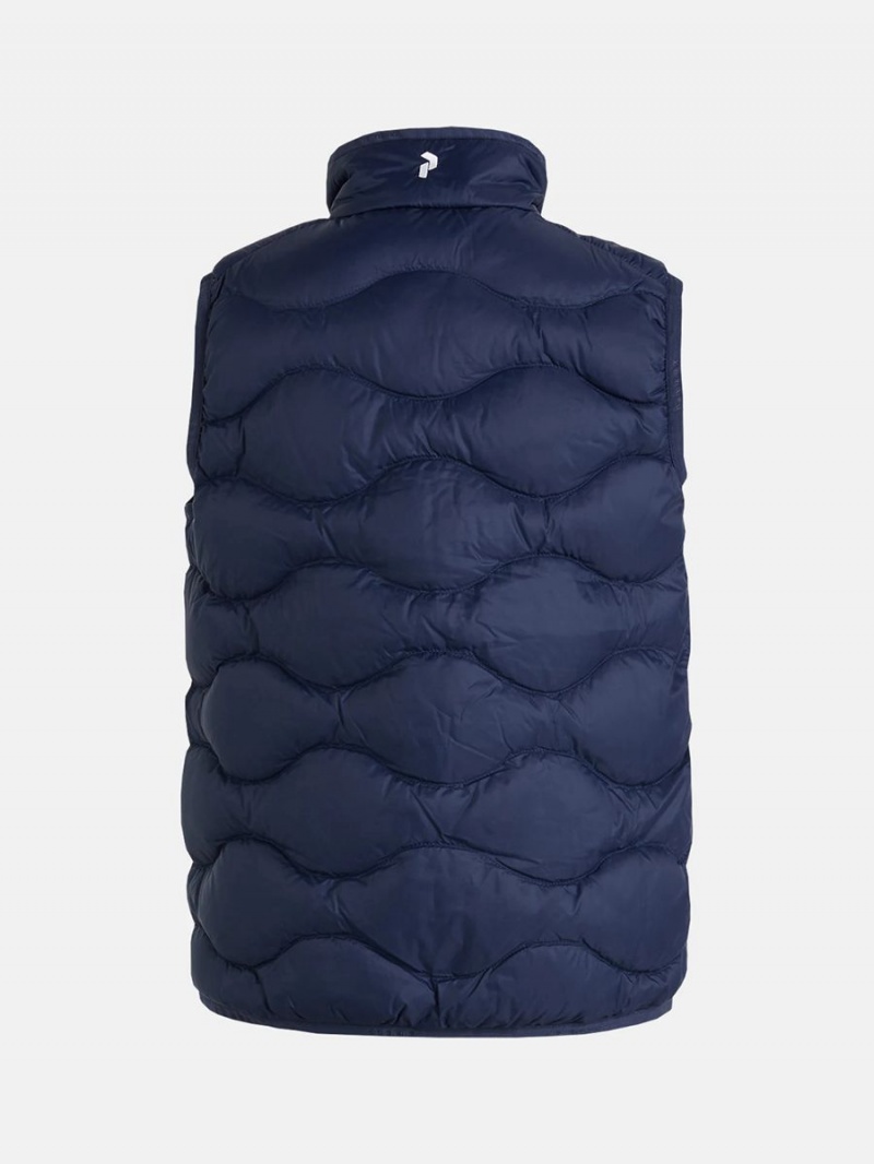 Peak Performance Helium Kids' Down Vest Navy | FUT60-146