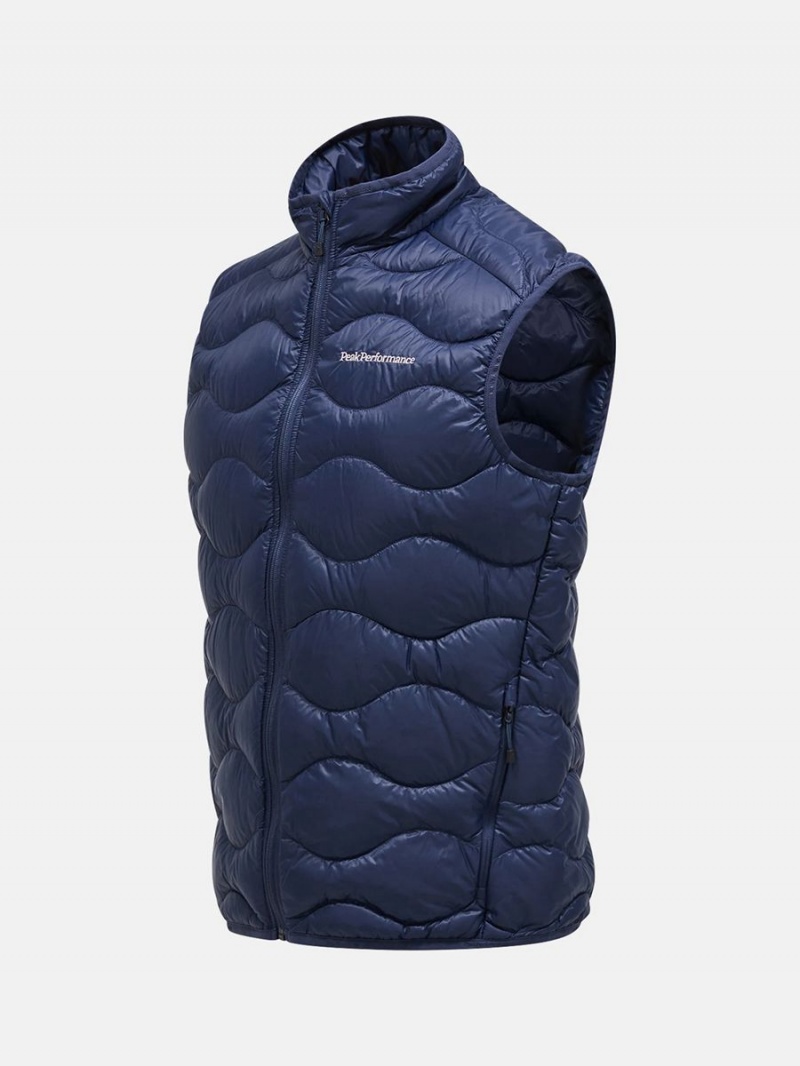 Peak Performance Helium Men's Down Vest Navy | UDC55-499