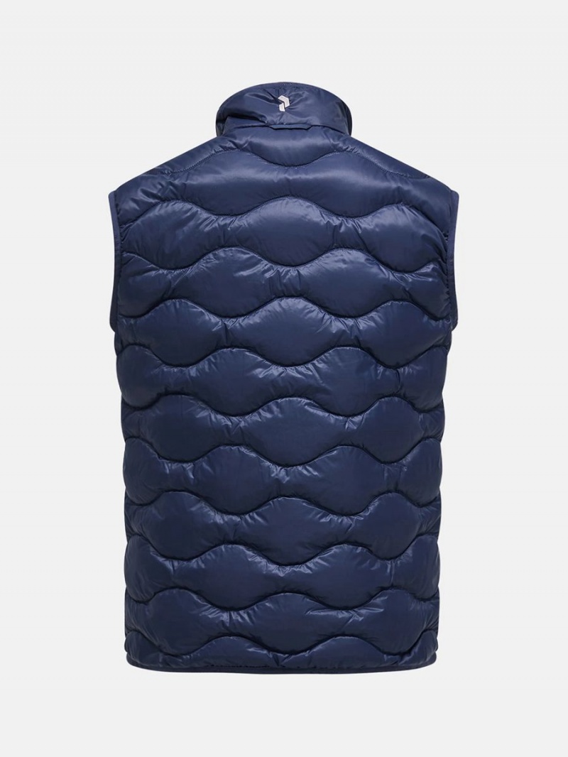 Peak Performance Helium Men's Down Vest Navy | UDC55-499