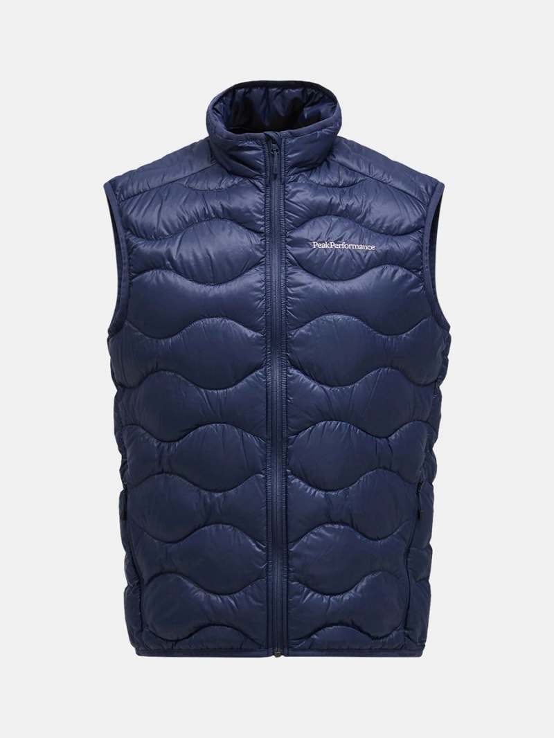 Peak Performance Helium Men\'s Down Vest Navy | UDC55-499