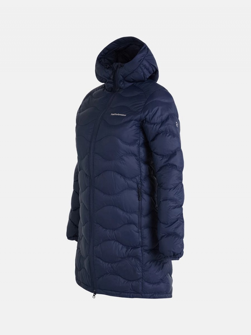 Peak Performance Helium Parka Women's Down Jacket Navy | ZUI04-440