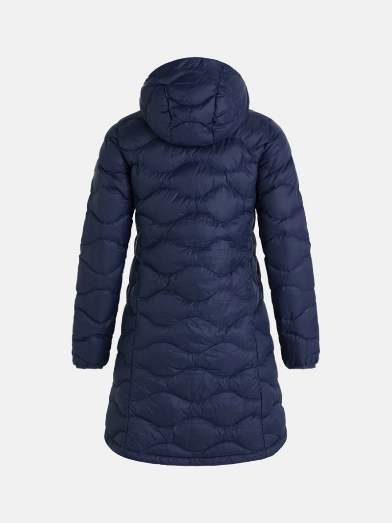 Peak Performance Helium Parka Women's Down Jacket Navy | ZUI04-440