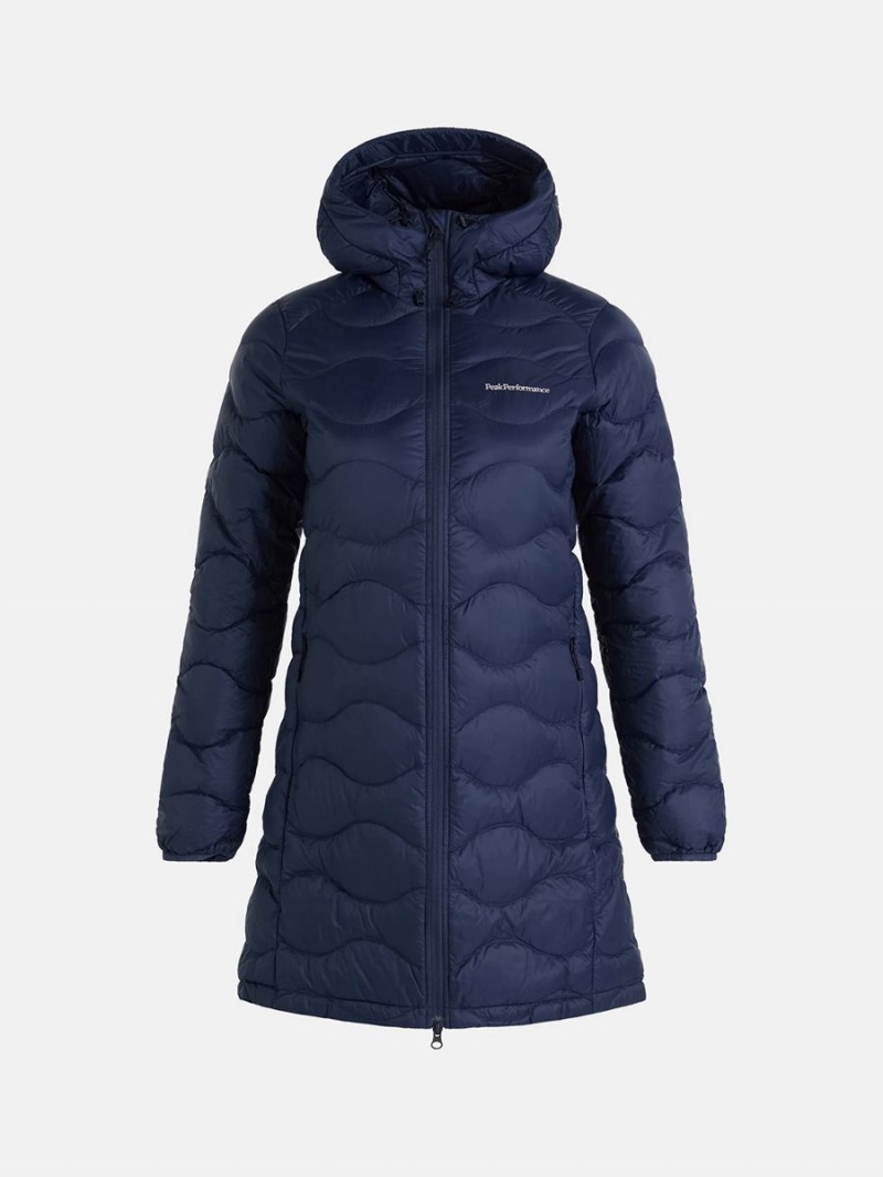 Peak Performance Helium Parka Women\'s Down Jacket Navy | ZUI04-440