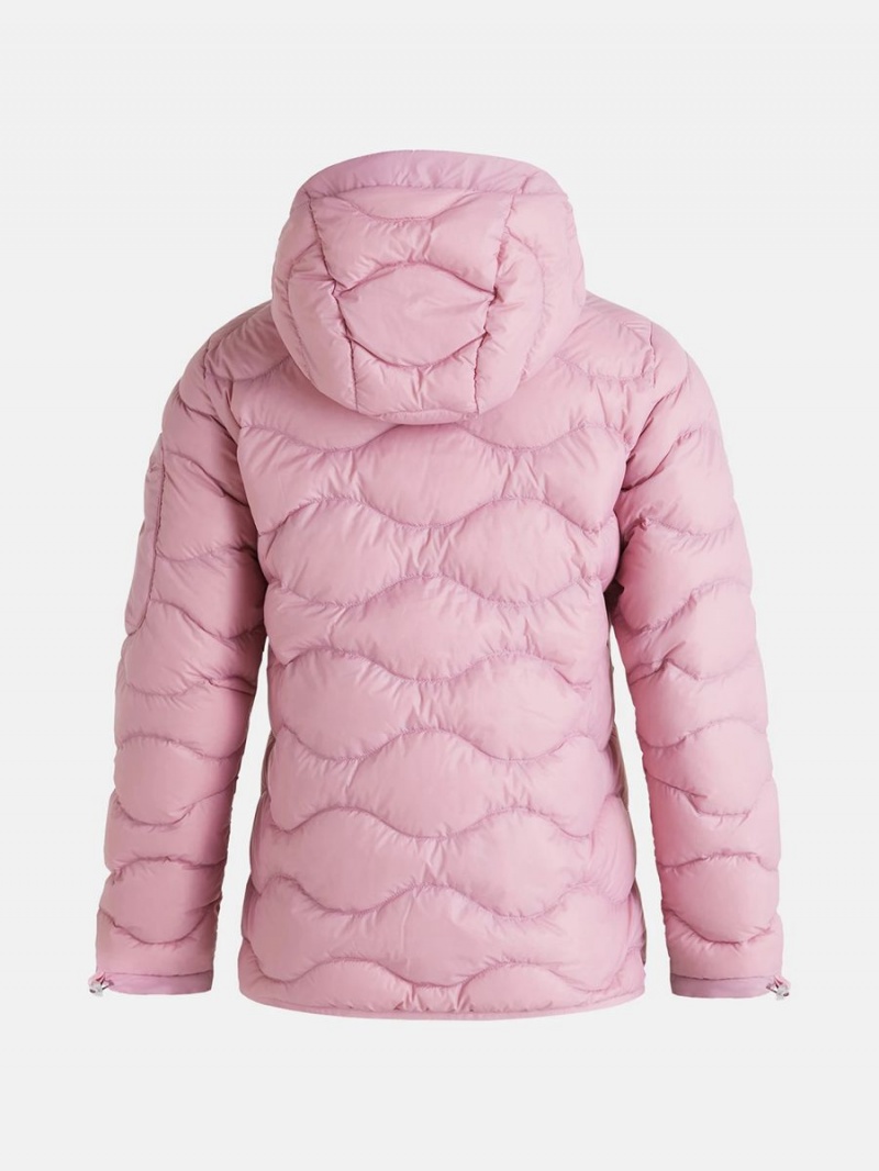 Peak Performance Helium Utility Hood Women's Down Jacket Pink / Pink | XYP34-371