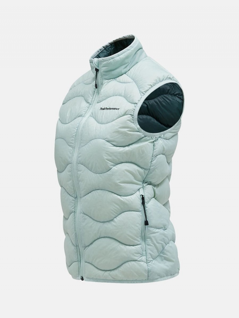 Peak Performance Helium Women's Down Vest Green | EFK18-246