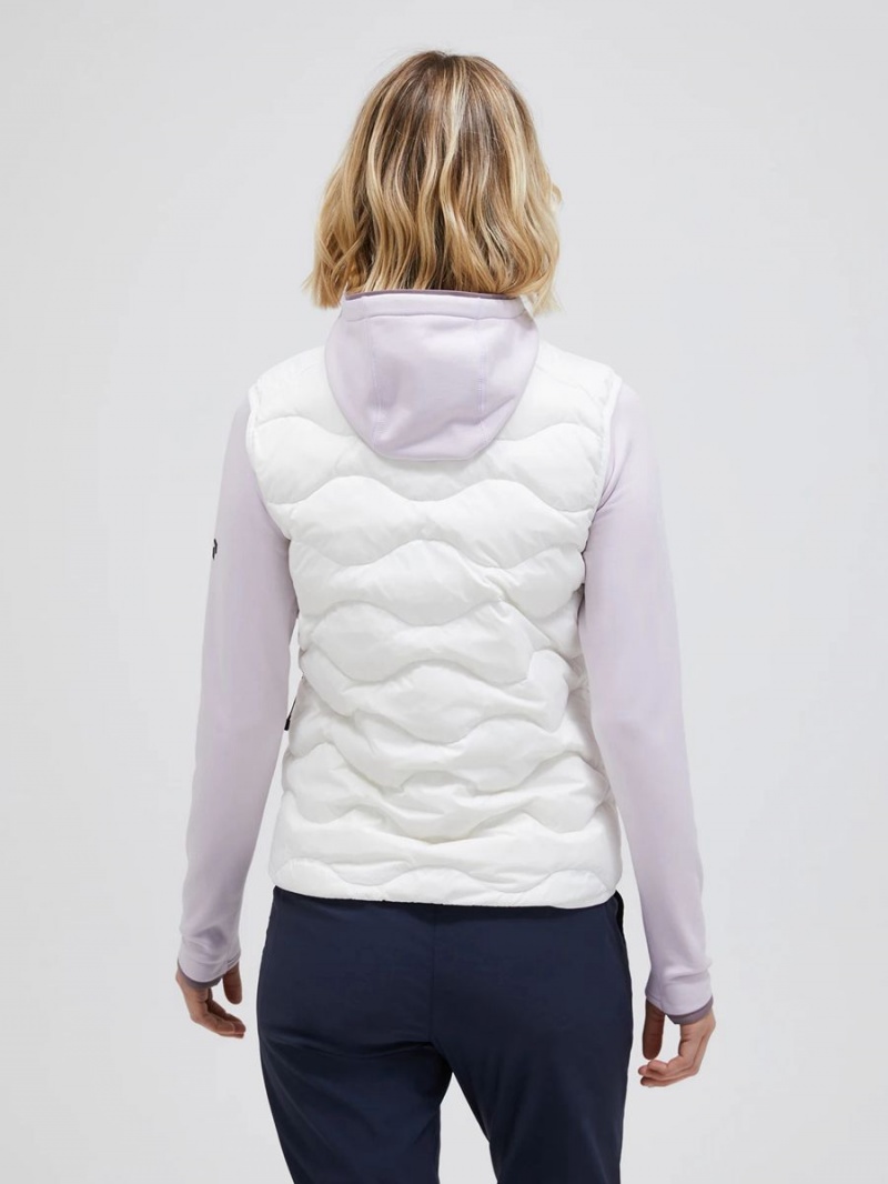 Peak Performance Helium Women's Down Vest White | UHH05-005