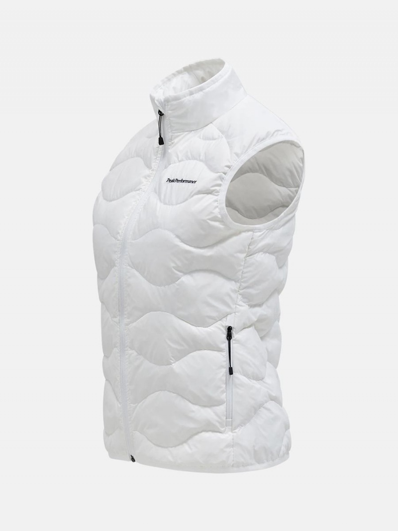 Peak Performance Helium Women's Down Vest White | UHH05-005