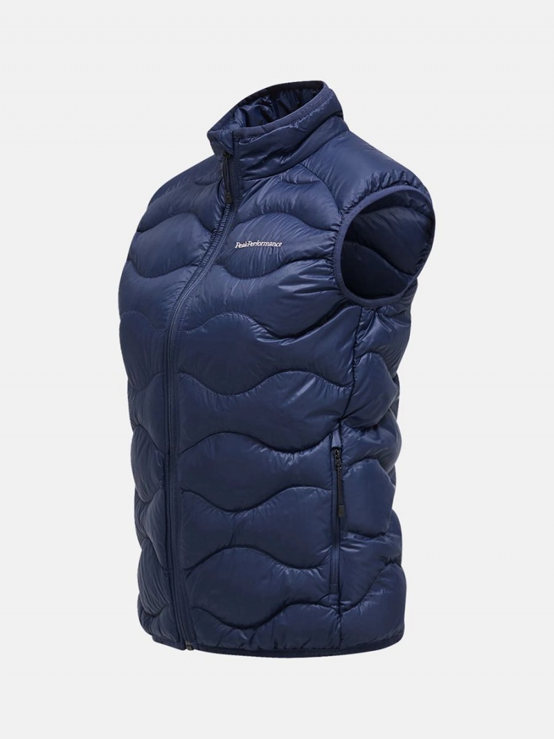 Peak Performance Helium Women's Down Vest Navy | OSW30-737