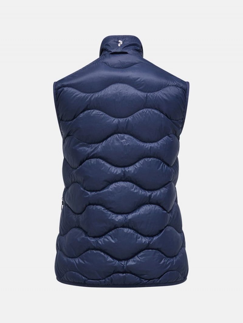 Peak Performance Helium Women's Down Vest Navy | OSW30-737