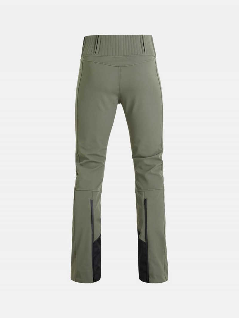 Peak Performance High Stretch Women's Ski Pants Green | CSP15-715