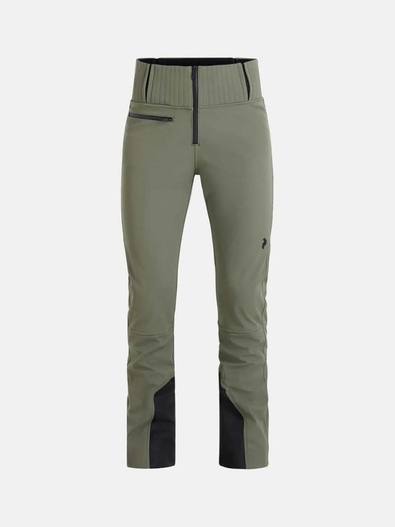 Peak Performance High Stretch Women\'s Ski Pants Green | CSP15-715